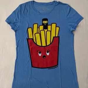 David & Goliath fun tee, size L.